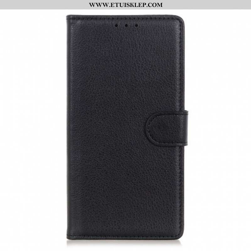 Etui Folio do Xiaomi Redmi Note 10 / 10S Efekt Skóry Liczi Premium